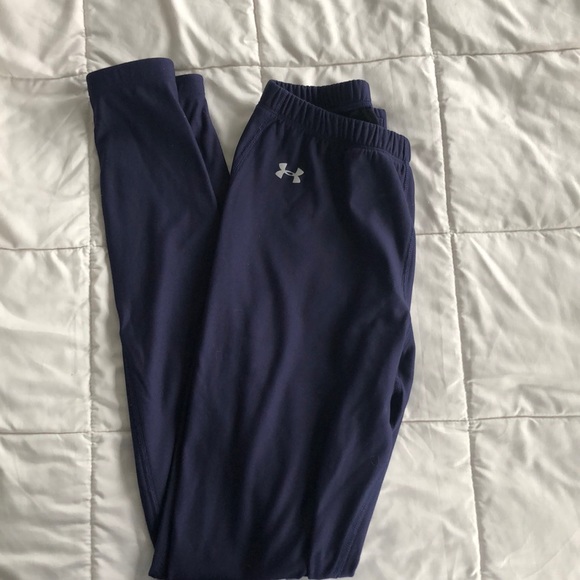 Under Armour Cold Gear Running Leggings LIKE NEW - Picture 1 of 5